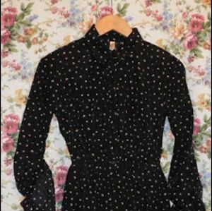 Black Long Sleeve Tunic Dress